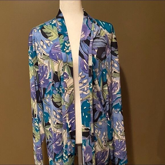 J. Suzette And Company Cardigan Plus Size 3X - Picture 2 of 10